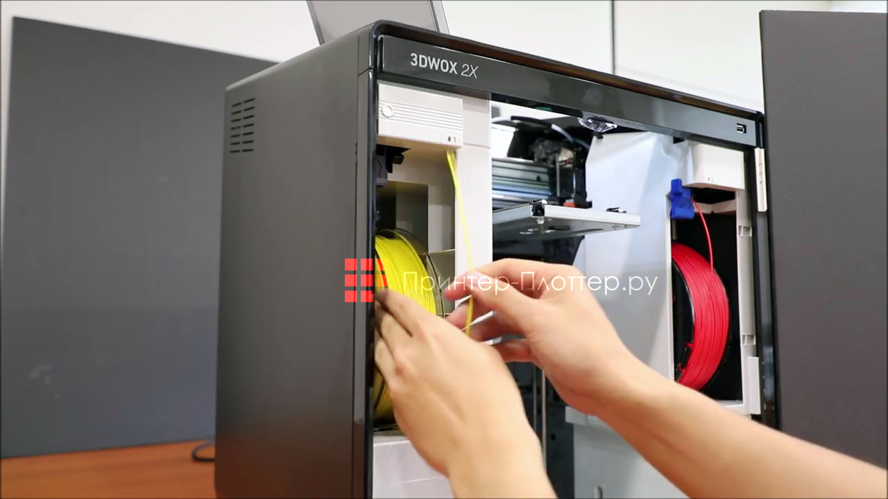 Sindoh 3DWOX 2X. Автоматическая загрузка пластика