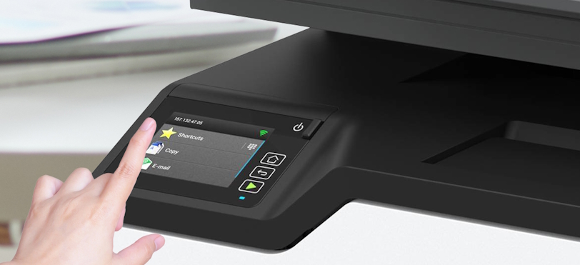 Sindoh C300. Цветной сенсорный экран