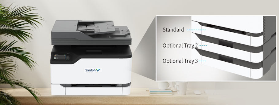 Sindoh C300. Увеличение емкости МФУ