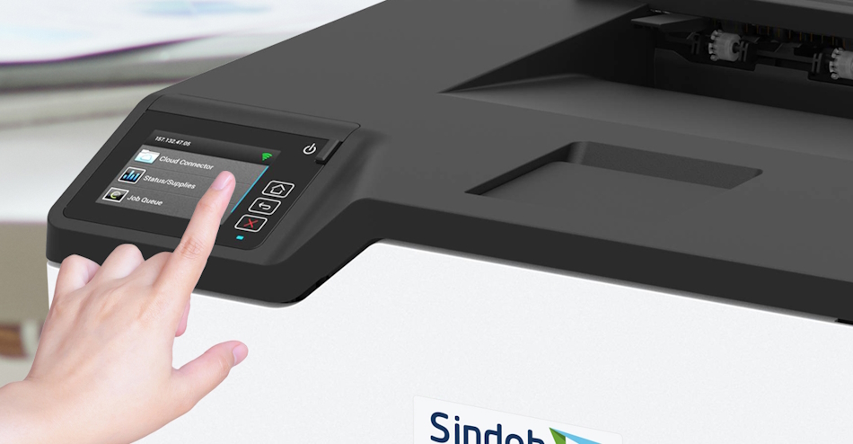 Sindoh P300dn. Цветной сенсорный экран