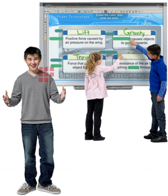 SMART Board SBX885. Технология Digital Vision Touch