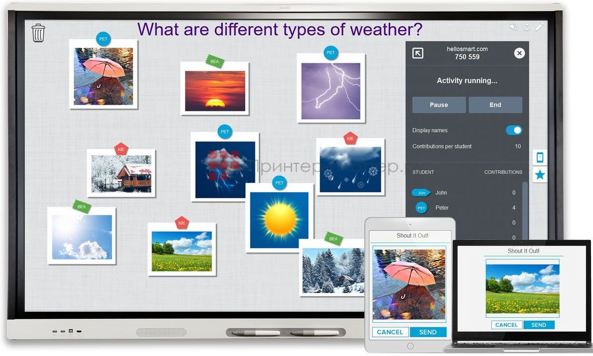 SMART SBID-MX255-V2-C. Инструменты для совместной работы
