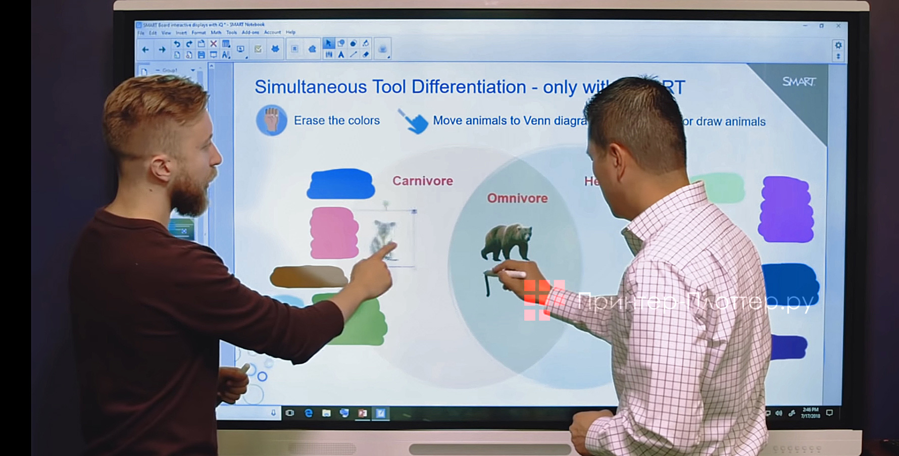 SMART SBID-MX265-V2. Совместная работа нескольких пользователей