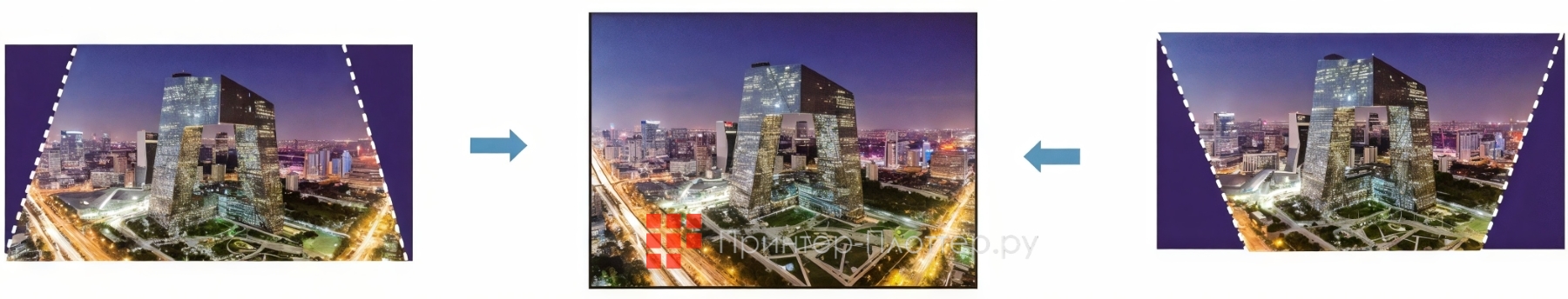 Sonnoc SNP-BW3700ST. Коррекция трапецеидальных искажений