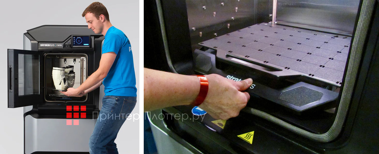 Stratasys F370. Большая рабочая камера