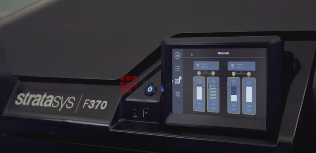 Stratasys F370. Сенсорный экран