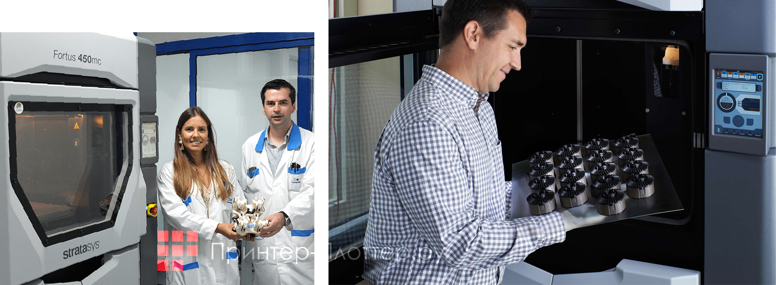 Stratasys Fortus 450mc. Биосовместимый термопластик PC-ISO