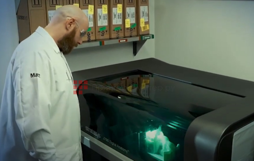 Stratasys J750 Digital Anatomy. Возможности принтера