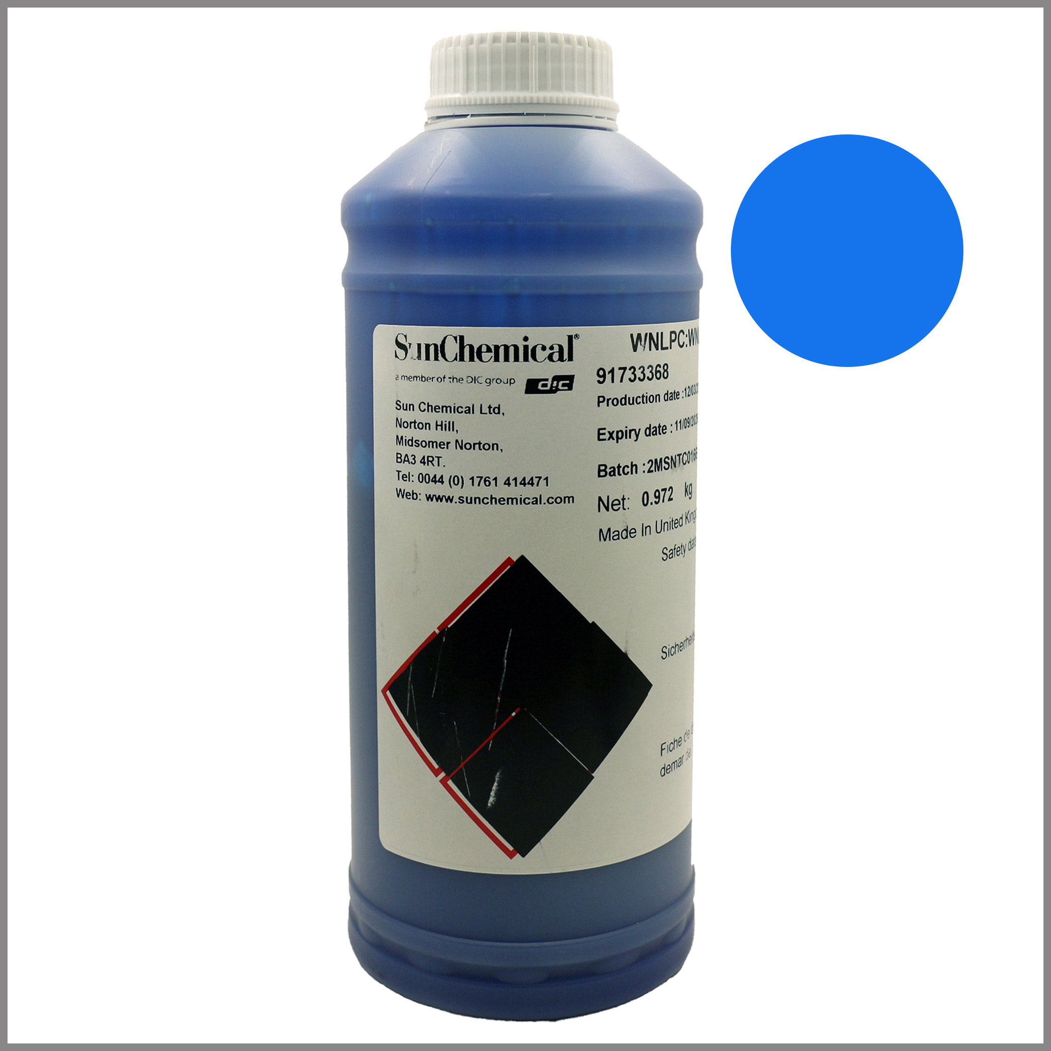 Чернила Sun Chemical Streamline NL ESL2 (cyan)