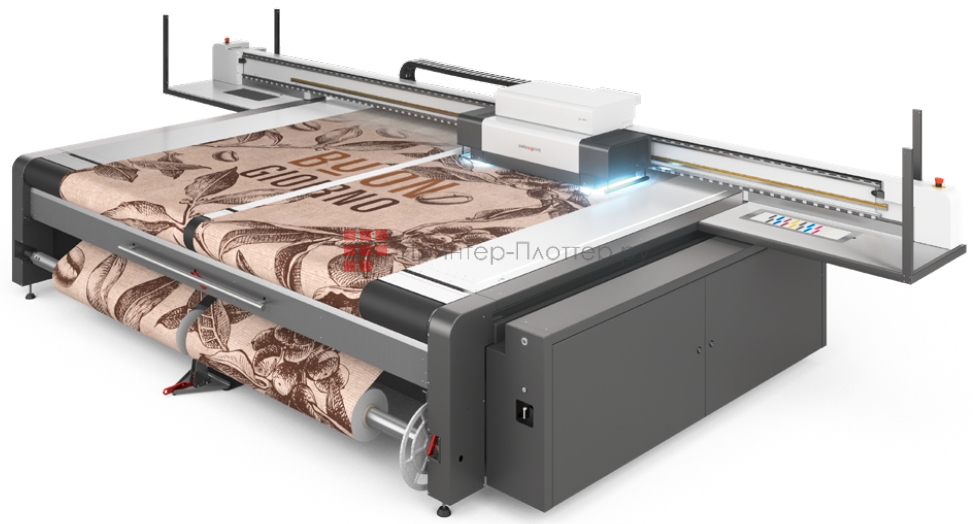 swissQprint Nyala 4S. Печать на двух рулонах