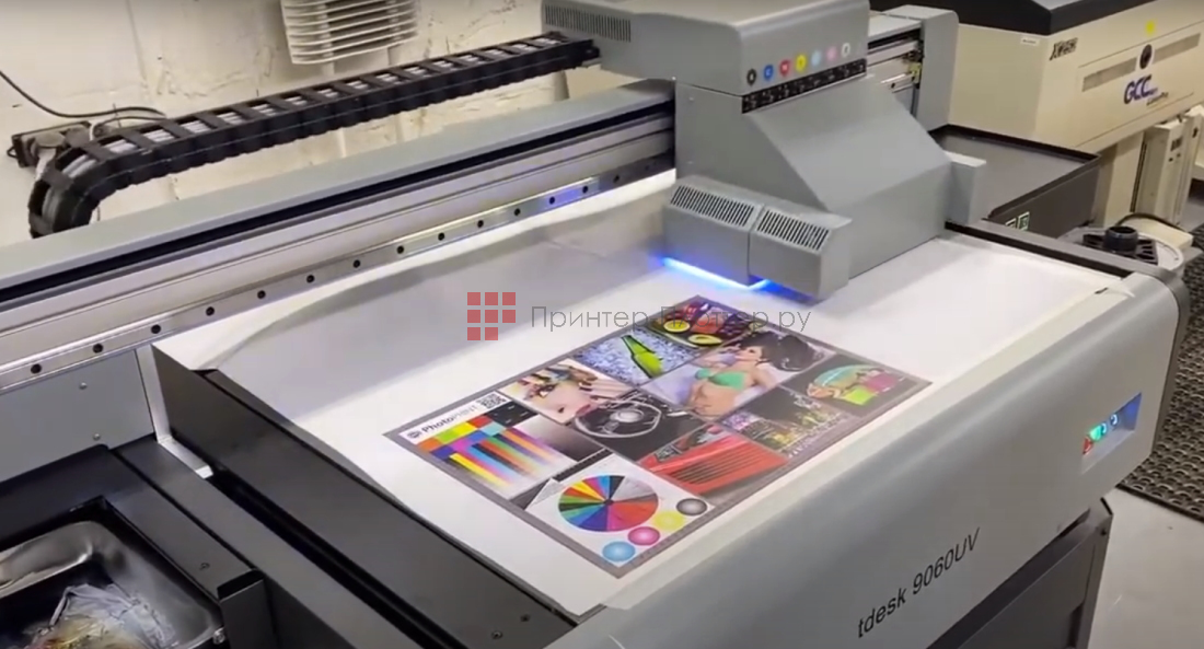 tDesk 1610 UV LED. Белый цвет и лак