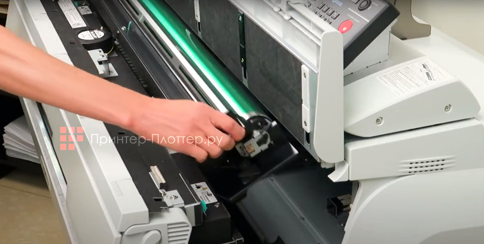 TORUS Terioprint LP-1050 MF-1R. Замена драм-картриджа