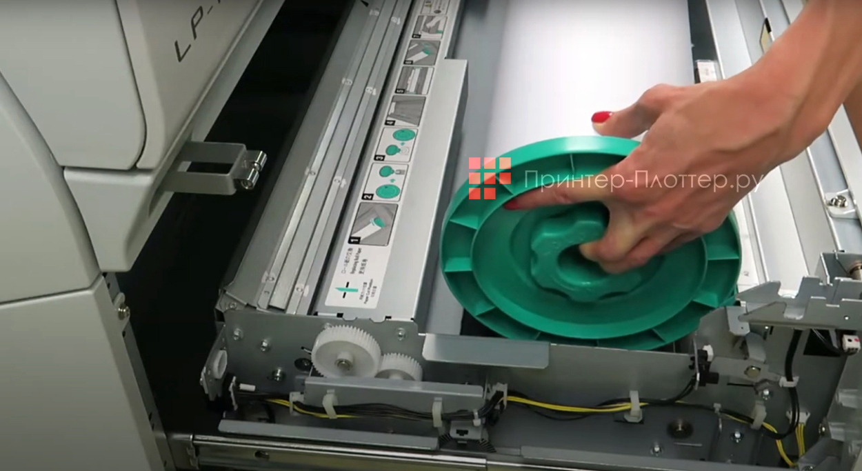 TORUS Terioprint LP-1050 MF-2R. Загрузка бумаги