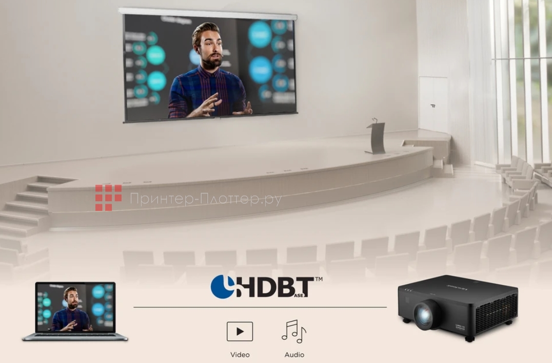 ViewSonic LS950WU. Встроенный HDBT-приемник