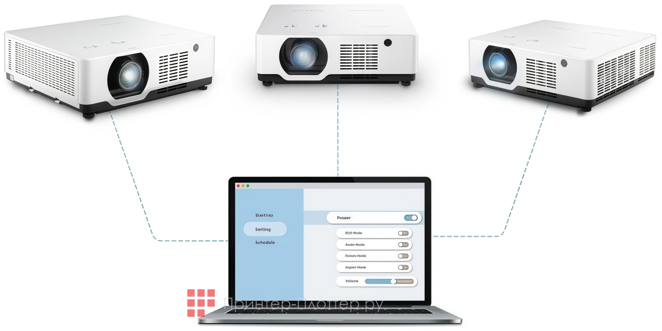 ViewSonic LSC601WU. Комплексное управление по локальной сети