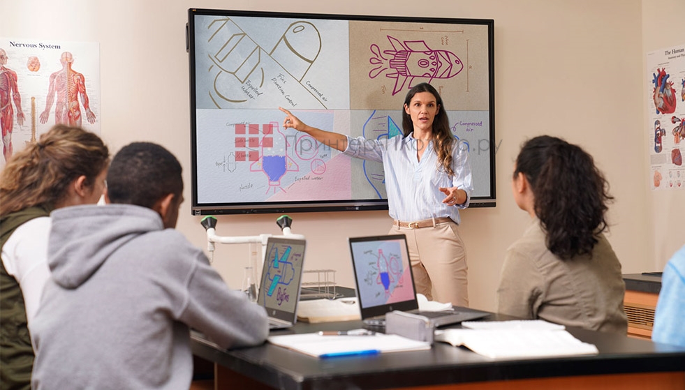 ViewSonic ViewBoard IFP7550-3. Синхронизация нескольких дисплеев