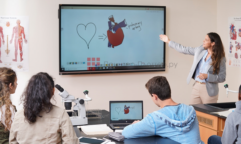 ViewSonic ViewBoard IFP8650-3. Обмен контентом по беспроводной сети 