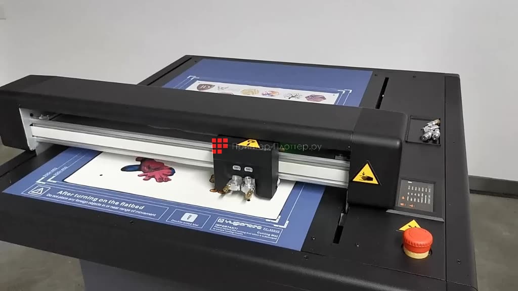 Vulcan FC-800VC. Функция многопроходной резки/биговки одного контура Multiple cut and crease