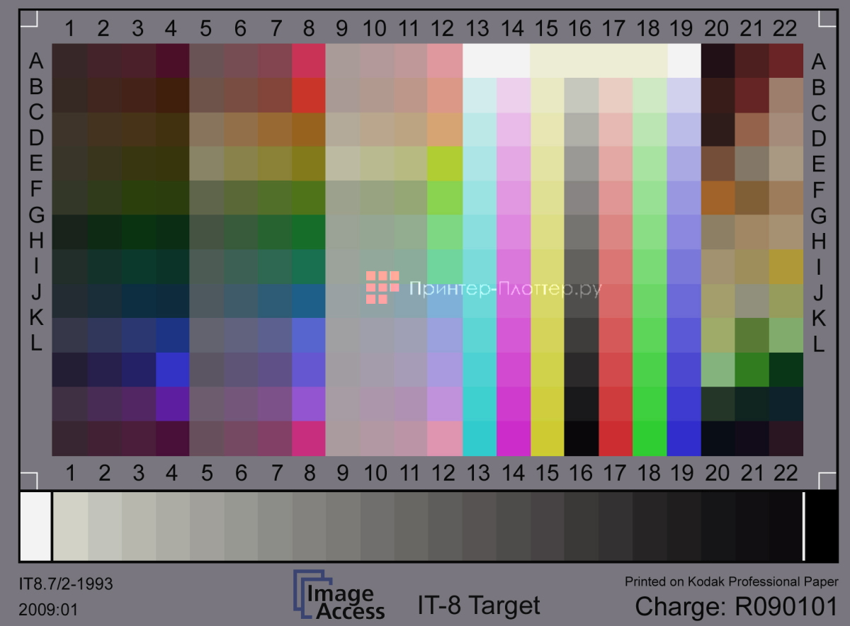 WideTEK 24F-600. Истинное цветовое пространство