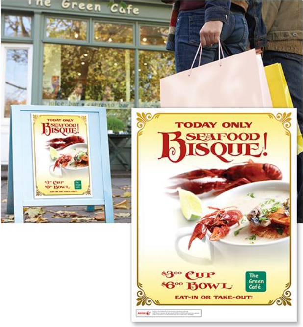 Xerox Premium NeverTear Labels. Блюдо дня в кафе