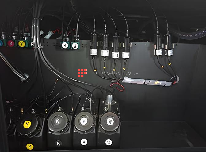 Yotta Flatbed P30-R6 Pro. Система непрерывной подачи чернил