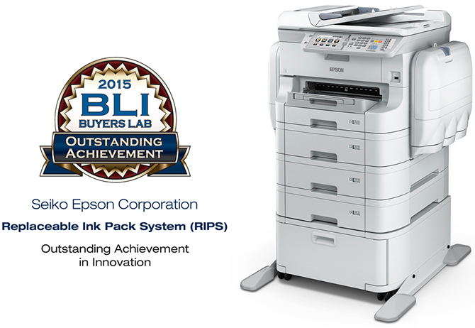 Epson WorkForce Pro RIPS. Премия BLI Выдающееся достижение