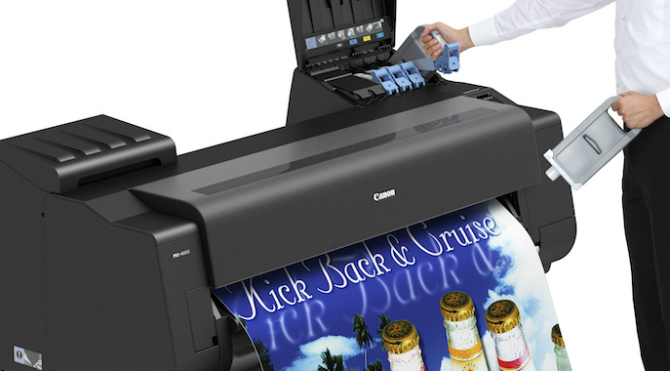 Canon imagePROGRAF серии PRO. Замена картриджей без остановки печати