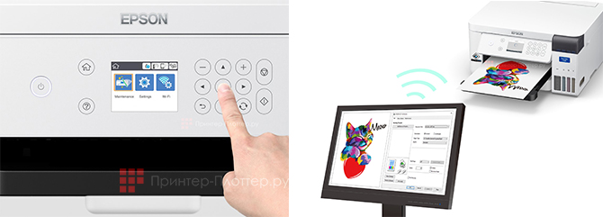 Epson SureColor SC-F100. Простой в эксплуатации