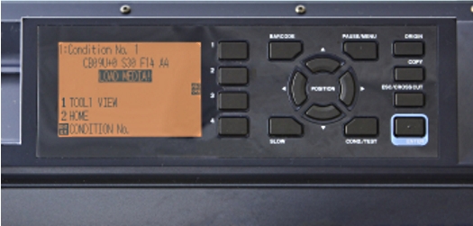 Graphtec FC9000. Интуитивно понятная панель управления