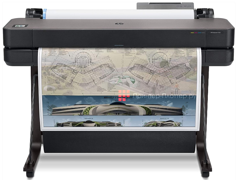 HP DesignJet T630 — лучший плоттер для архитекторов и дизайнеров. Архитектура сопел высокой плотности