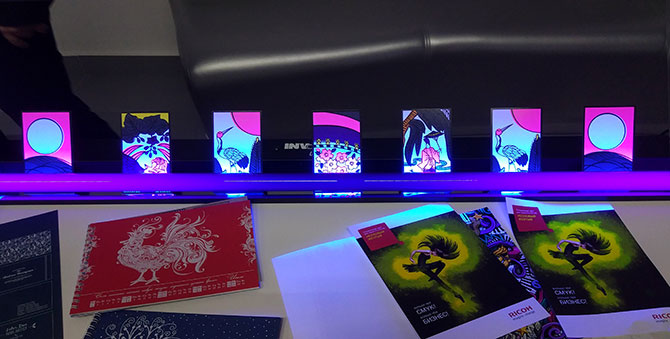 Ricoh Pro C5200S. Печать уникальным неоновым цветом