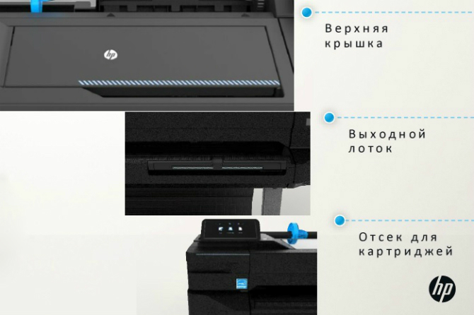 Плоттеры HP DesignJet T120, T520. Цветовая маркировка Плоттеры HP DesignJet T120, T520. Цветовая маркировка