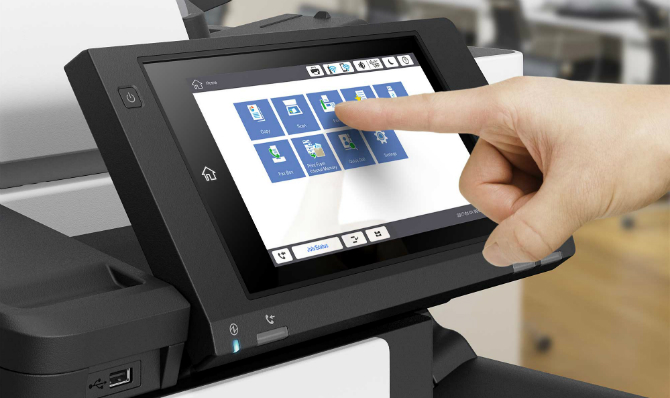 Epson WorkForce Enterprise WF-C20590/C17590. Сенсорная панель управления Epson WorkForce Enterprise WF-C20590/C17590. Сенсорная панель управления