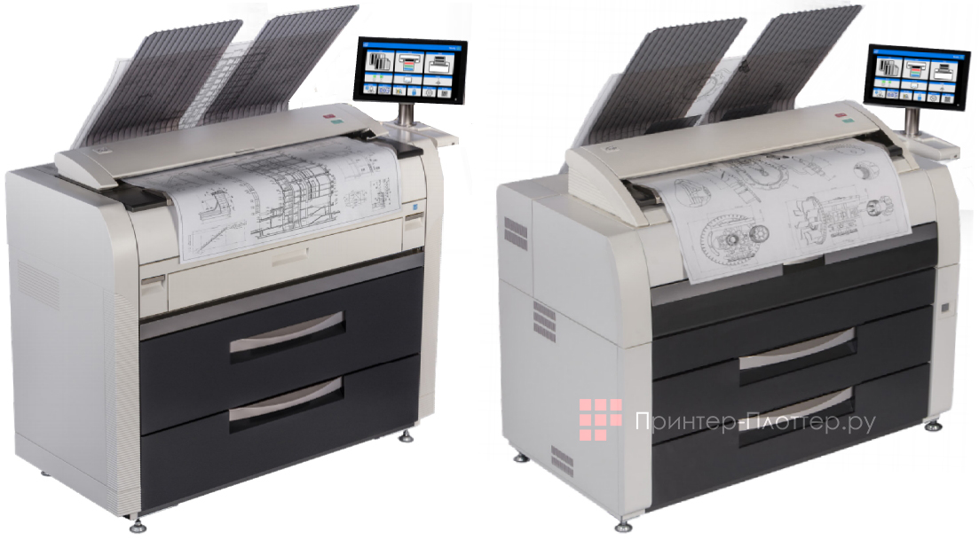 Новые цветные и обновленные монохромные KIP. Цветные твердочернильные лазерные плоттеры и и широкоформатные МФУ