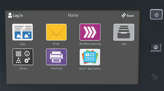Xerox VersaLink C70xx. 7-дюймовый сенсорный экран