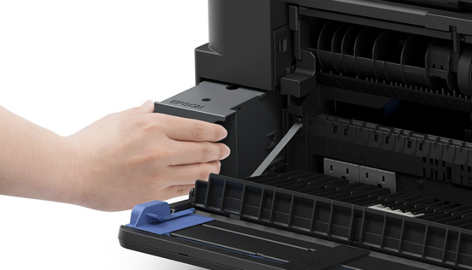 Epson WorkForce WF-7000. Сменная емкость для отработанных чернил