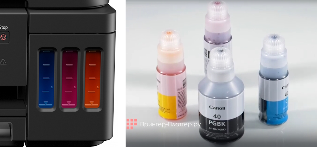 Принтеры Canon Pixma G Mega Tank Формула выгодной печати. Инновационная система заправки