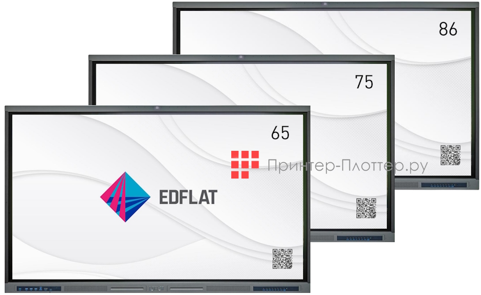 Прогрессивные интерактивные панели EDFLAT серии PRIME. Классические варианты диагоналей