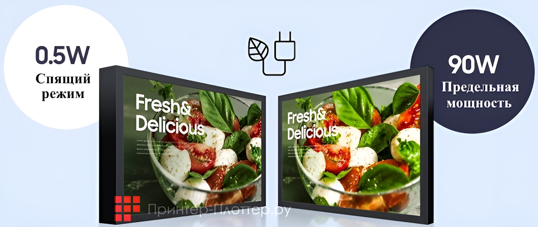 Samsung OH24B – компактный всепогодный дисплей. Встроенное управление контентом