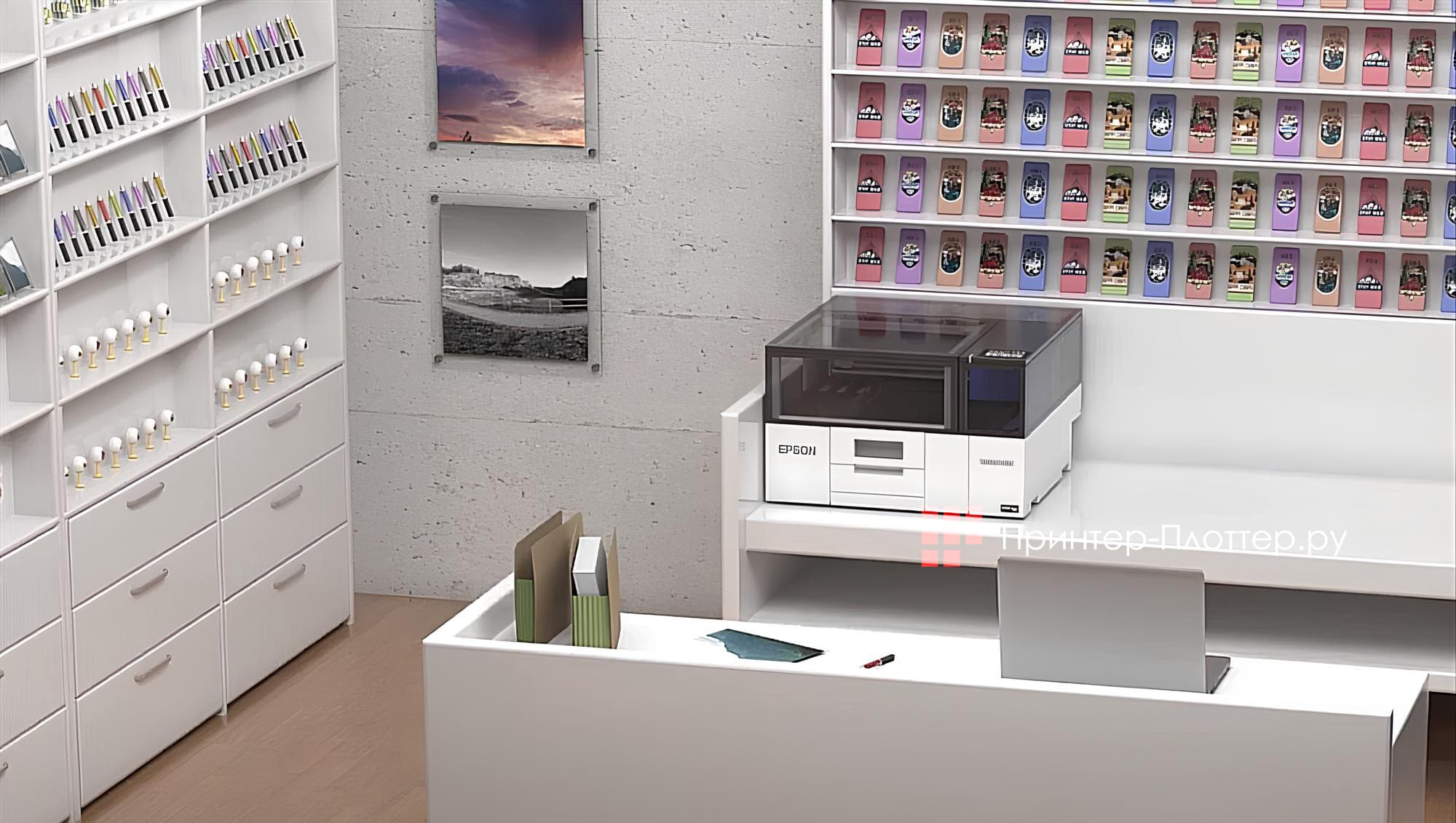 Сувенирный УФ-принтер Epson SureColor V1060. УФ-принтер Epson SureColor V1060