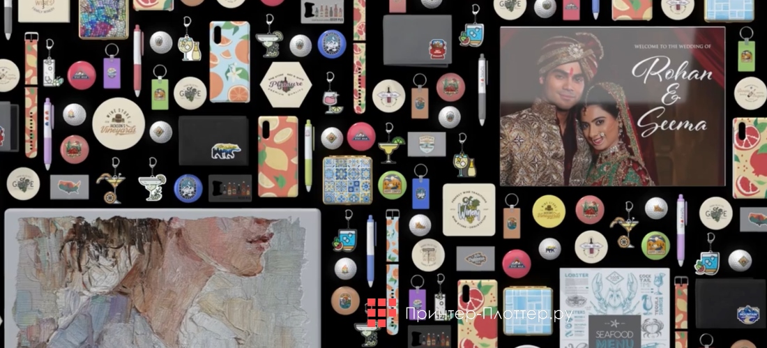 Сувенирный УФ-принтер Epson SureColor V1060. Возможности применения