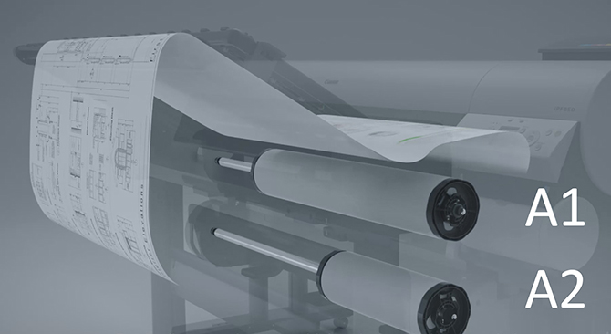 Canon imagePROGRAF iPF830, iPF840, iPF850. Количество рулонов