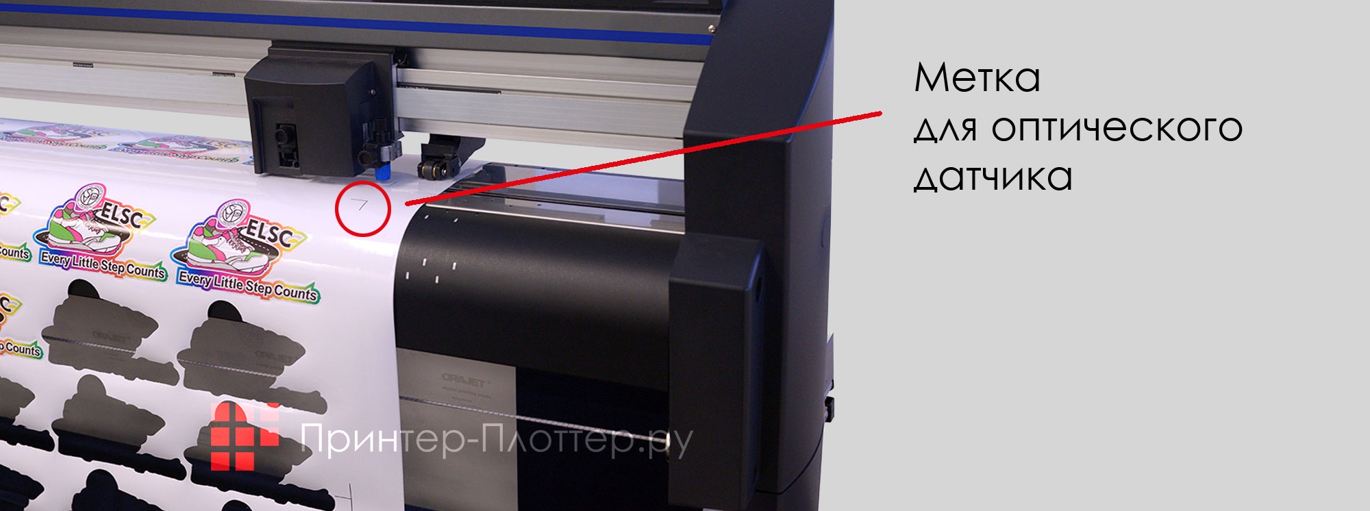 Режущий плоттер. Оптический датчик