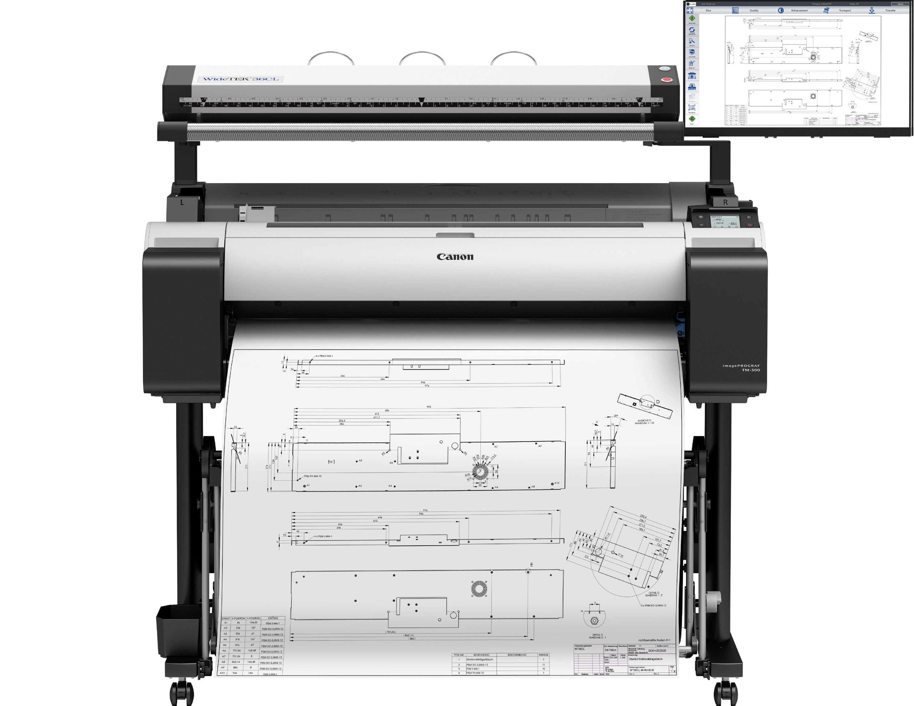 WideTEK 36CL-600 MF5 TM-Edition