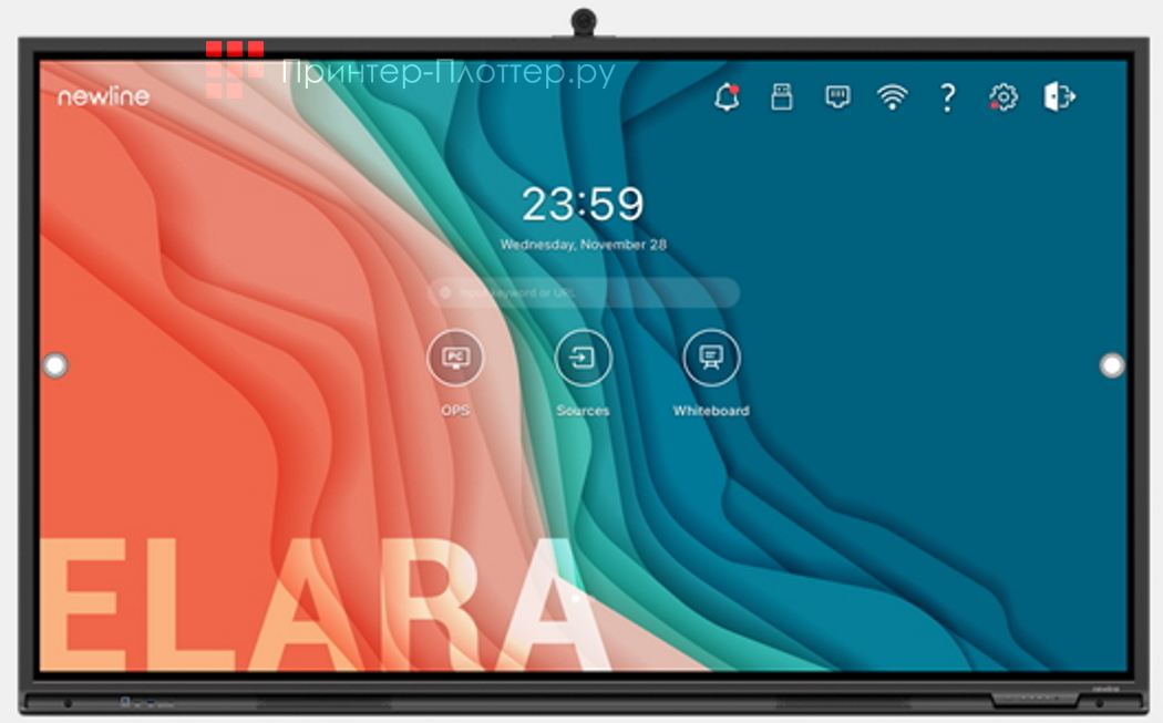 Новинки интерактивных панелей 2023. Newline Серия Q+ (Elara)