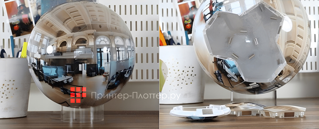 Панорамные фотографии при помощи УФ-принтера. Фирменные сферы Snapspheresа