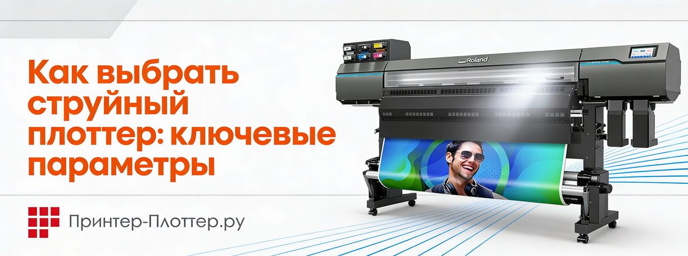 Как выбрать струйный плоттер: ключевые параметры
