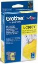 Картридж Brother LC-980Y (yellow), 260 стр.