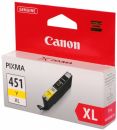 Картридж Canon CLI-451Y XL (yellow), 11 мл