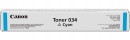 Тонер Canon Toner 034 (cyan)